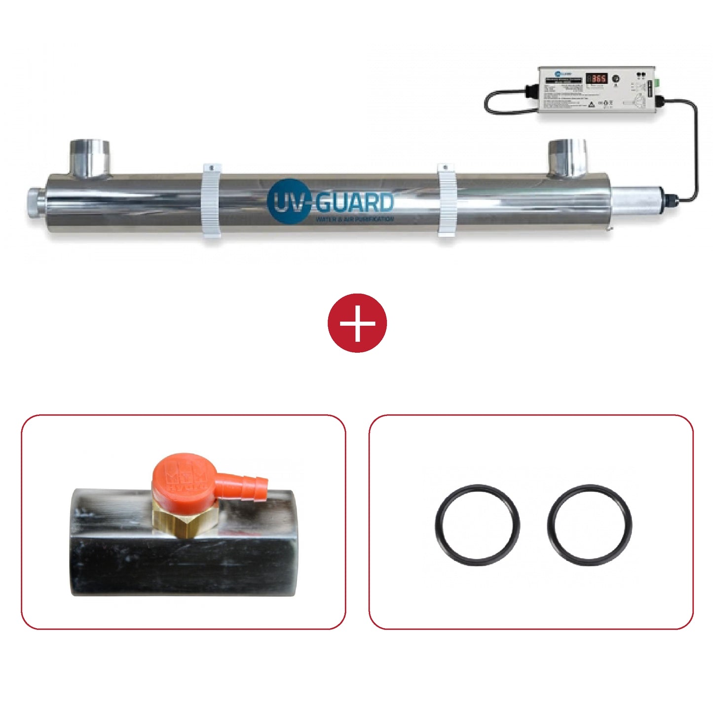 UV Guard UVG SLT80 Whole House Ultraviolet Light System - 141 LPM 80 Watt