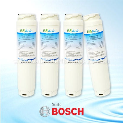 4x Eco Aqua Generic Fridge Filter Bosch 740570 9000077095 9000077096 - WATER FILTER DISTRIBUTORS