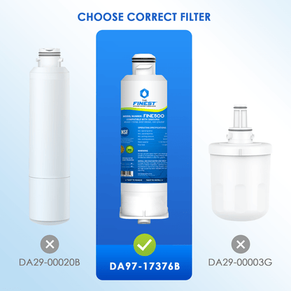 4x FINE500 DA97 - 17376B Samsung Compatible Replacement Water Filter - WATER FILTER DISTRIBUTORS