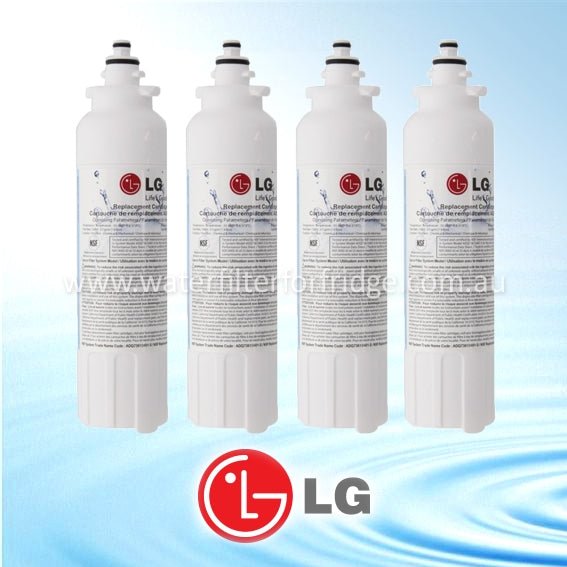 4x LG ADQ73613401 / LT800P Genuine Fridge Filter - WATER FILTER DISTRIBUTORS