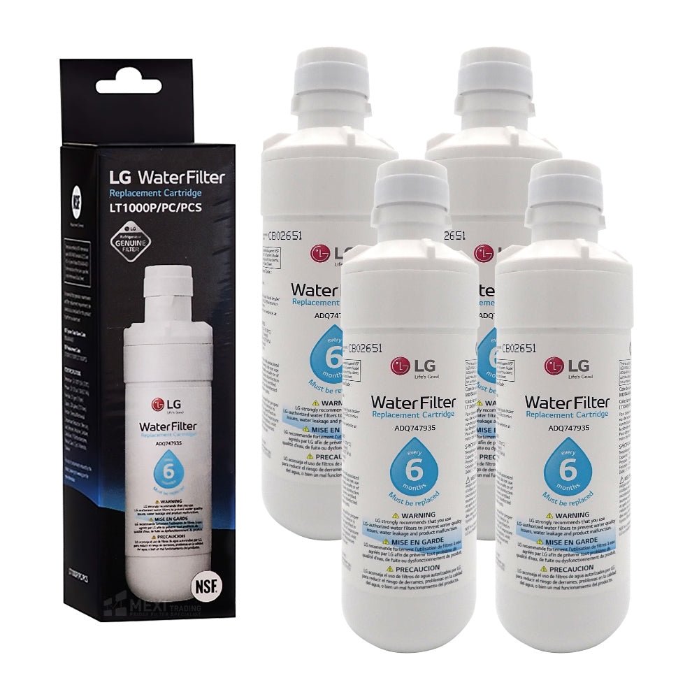 4x LG LT1000P MDJ64844601 ADQ74793501 refrigerator water filter - WATER FILTER DISTRIBUTORS