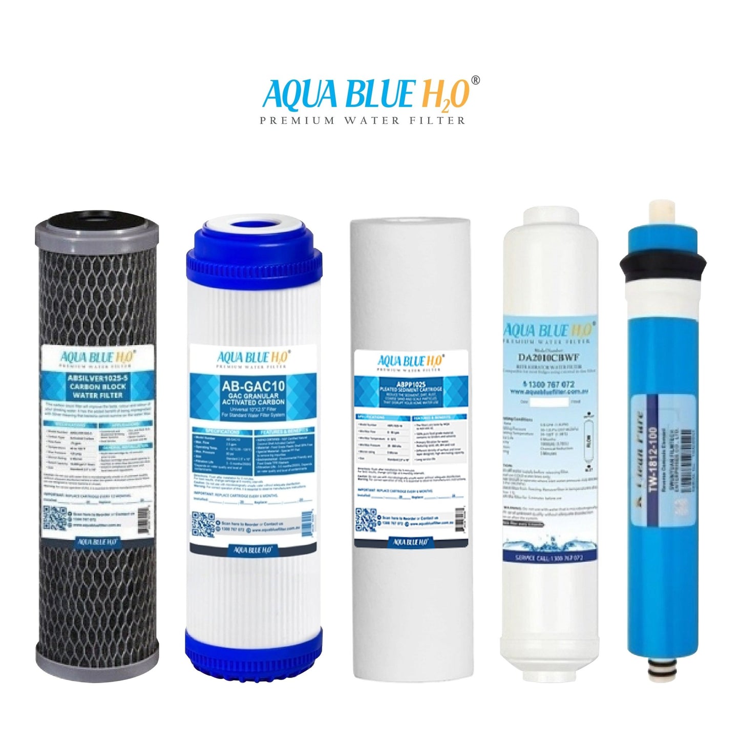 5 Stage Reverse Osmosis system replacement filter kit - WATER FILTER DISTRIBUTORS