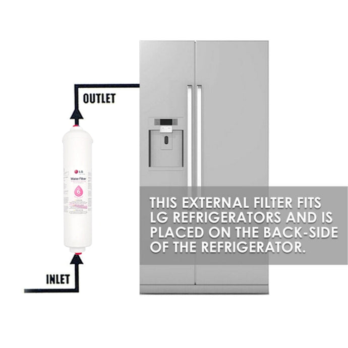 5231JA2012A LG Fridge Filter Genuine External fridge filter Hose(5M) Kit