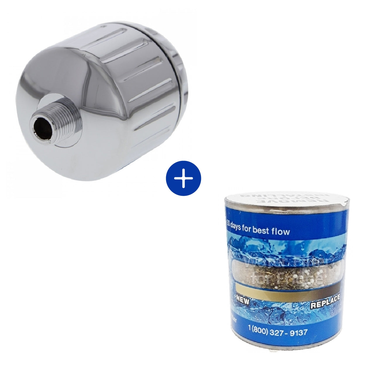 Sprite USA High-Output HOC Shower Water Filter Chrome