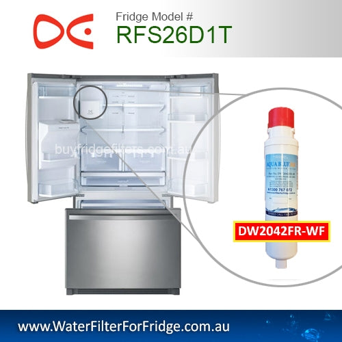 DAEWOO FRIDGE MODEL FRN_Y22F2VI﻿ AQUA BLUE H20 DW2042FR-09﻿-WF DAEWOO SMEG WESTINGHOUSE Replacement Cartridge