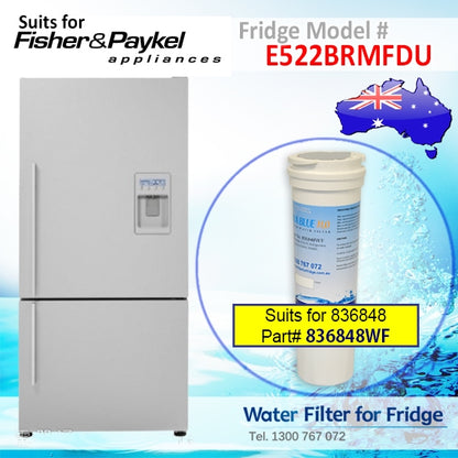 FISHER AND PAYKEL E522BLXFDU4 FRIDGE MODEL 836848/13040210 REPLACEMENT FILTER PART 