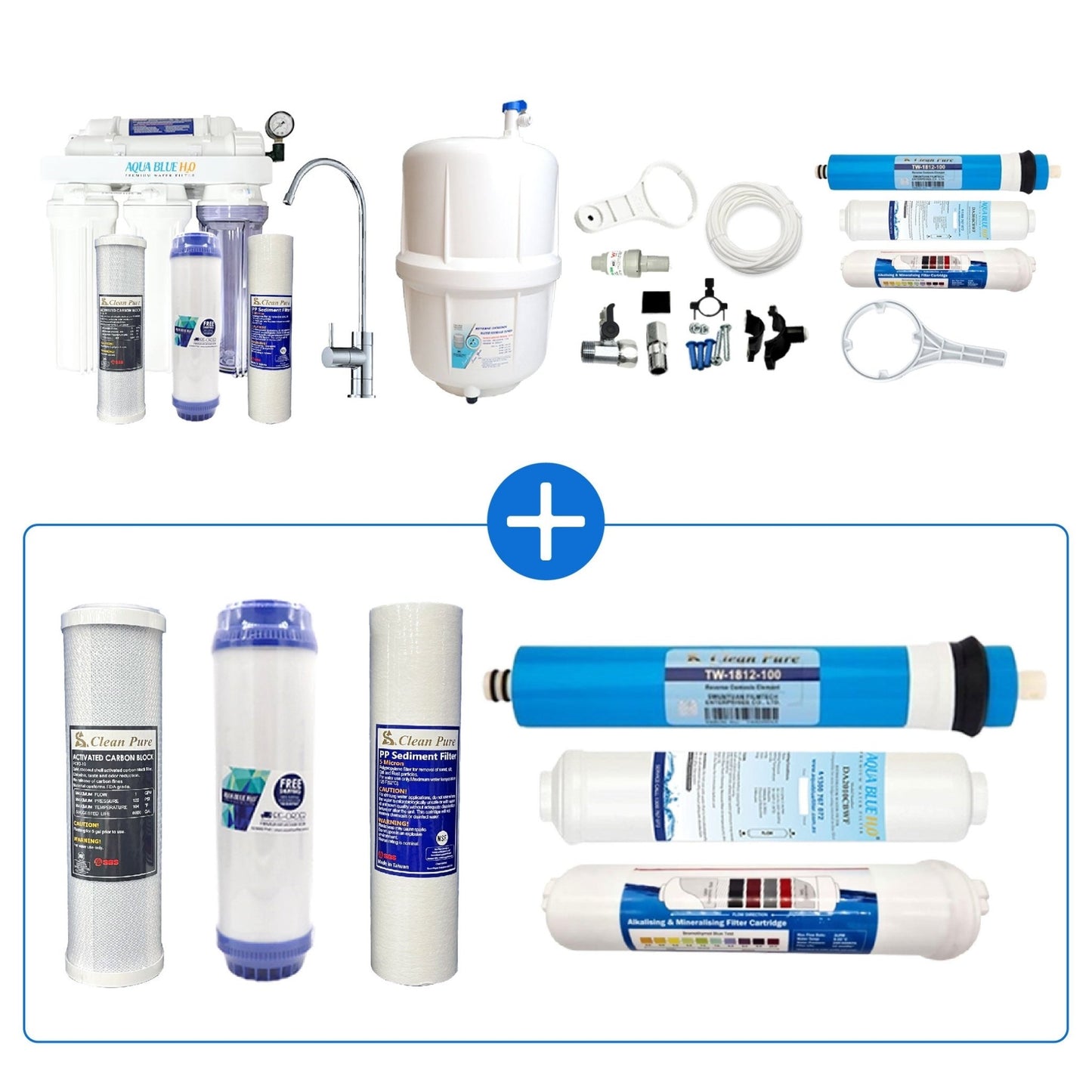 6 stage Reverse Osmosis system - removes Fluoride and Ecoil with Alkaline Design for Australia - WATER FILTER DISTRIBUTORS