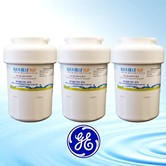 GE MWF MWFP SmartWater  Internal Fridge Water Filter by  Aqua  Blue H20 