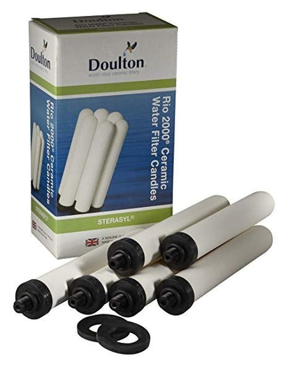 6x Doulton RIO 2000 W9120145 Ceramic Water Filter Replacement (6 Candle Only) - WATER FILTER DISTRIBUTORS