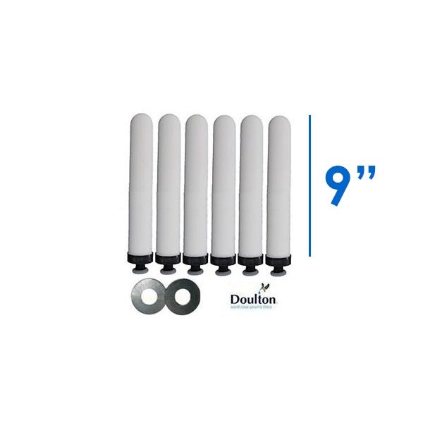 6x Doulton RIO 2000 W9120145 Ceramic Water Filter Replacement (6 Candle Only) - WATER FILTER DISTRIBUTORS