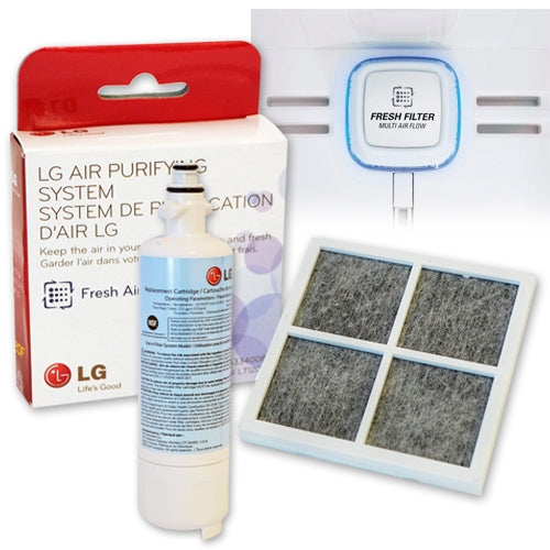 LG ADQ36006101 LT700P Genuine Fridge Filter + Air Filter LT120F
