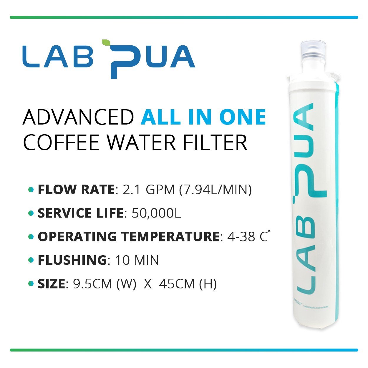7CB5 - S Everpure replacement filter manufactured by Lab Pua - WATER FILTER DISTRIBUTORS