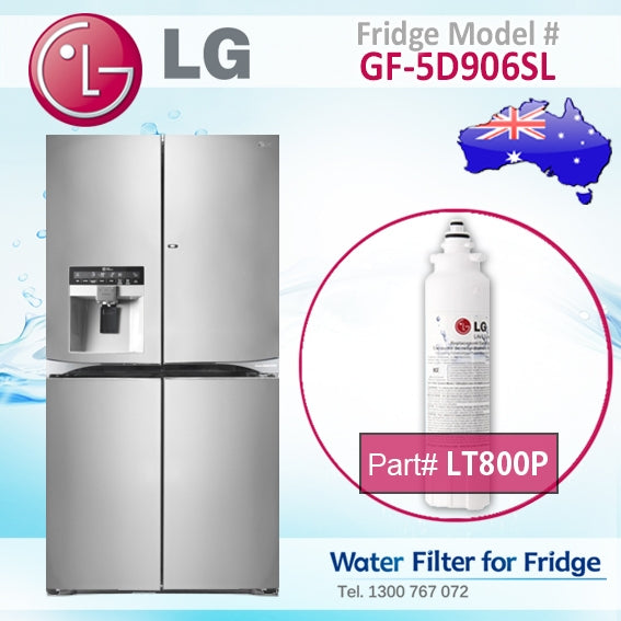 2X Genuine OEM LG LT800P ADQ73613401 Ice and Water Fridge Filter