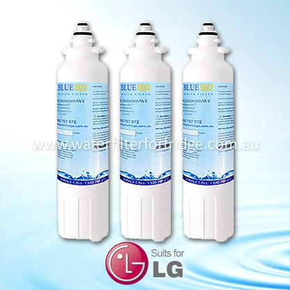 LG Replacement ADQ73613401, LT800P Fridge Filter by Aqua Blue H2O