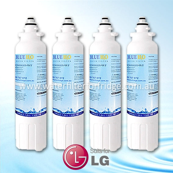 LG Replacement ADQ73613401, LT800P Fridge Filter by Aqua Blue H2O