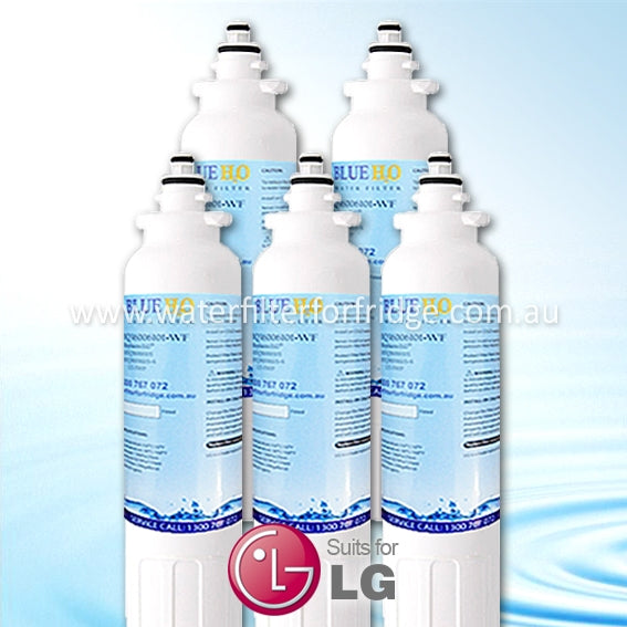 LG Replacement ADQ73613401, LT800P Fridge Filter by Aqua Blue H2O