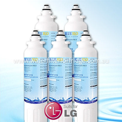 LG Replacement ADQ73613401, LT800P Fridge Filter by Aqua Blue H2O