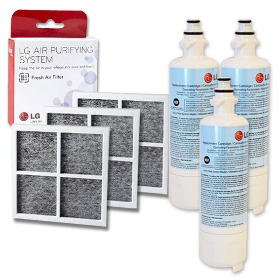 LG ADQ36006101 LT700P Genuine Fridge Filter + Air Filter LT120F