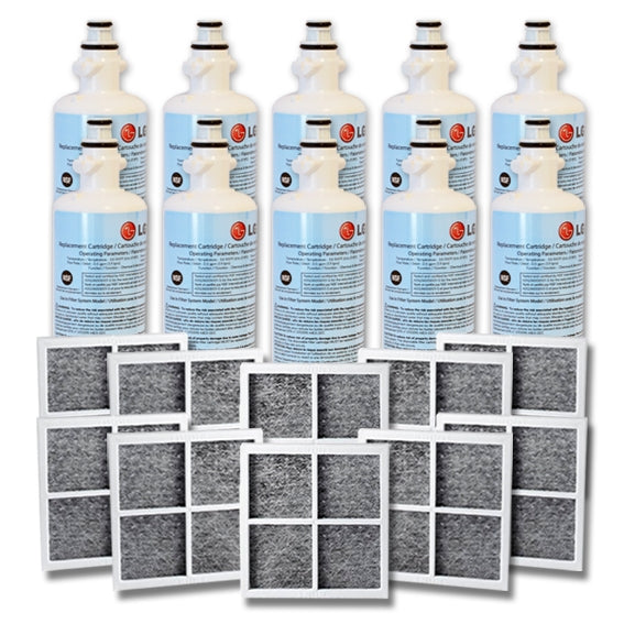 LG ADQ36006101 LT700P Genuine Fridge Filter + Air Filter LT120F