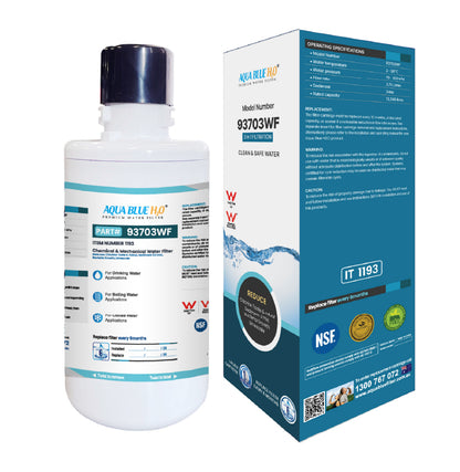 Zip 93703 Generic MicroPurity Water Filter Cartridge 3 Micron