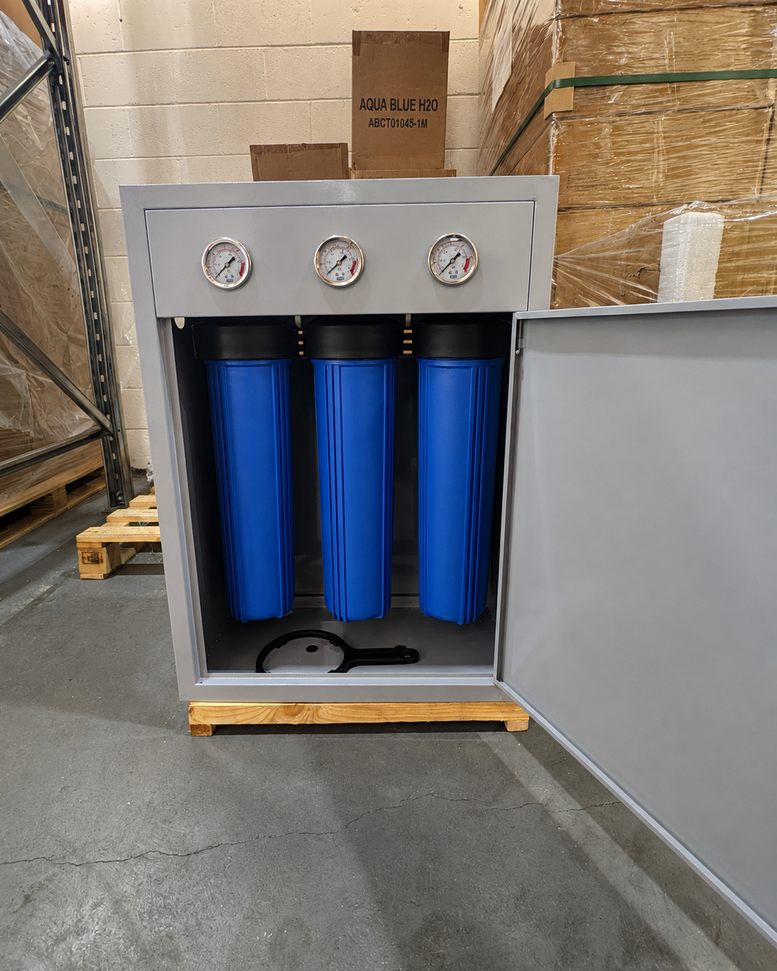 Whole House Water Filter System with Protective Cover 20 " x 4.5"
