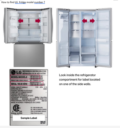 LG ADQ36006101 LT700P Genuine Fridge Filter