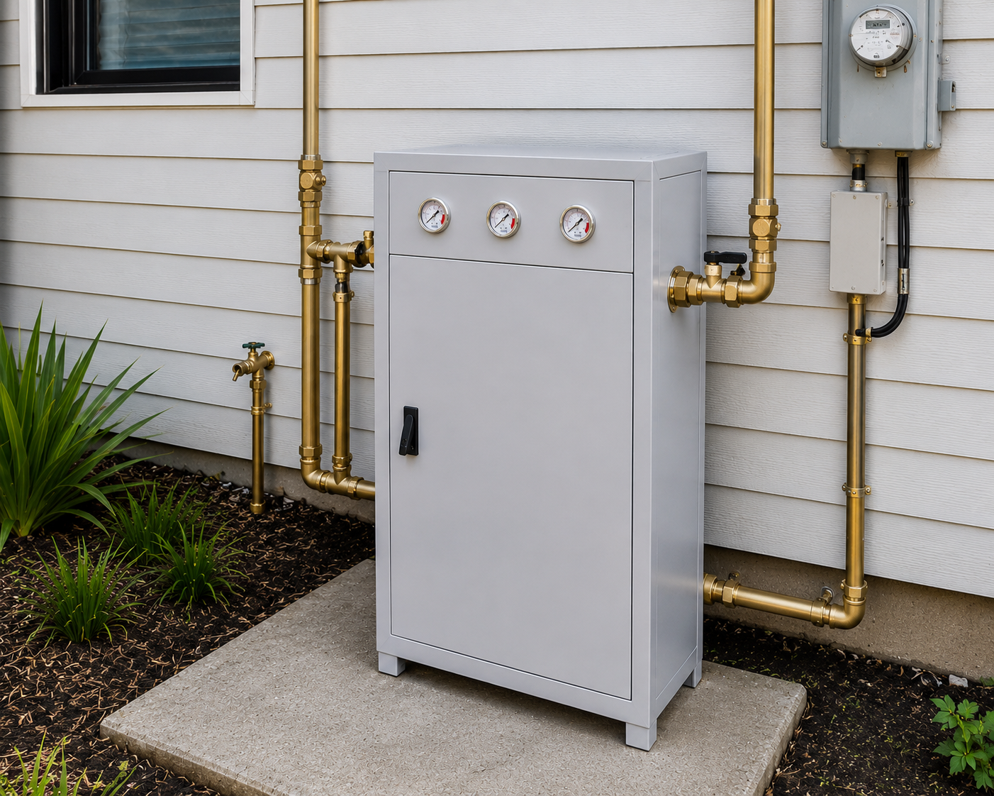 Whole House Water Filter System with Protective Cover 20 " x 4.5"