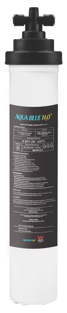 AB - C - COMPLETE High Flow Inline Under Sink Filter System 0.1 Micron - WATER FILTER DISTRIBUTORS
