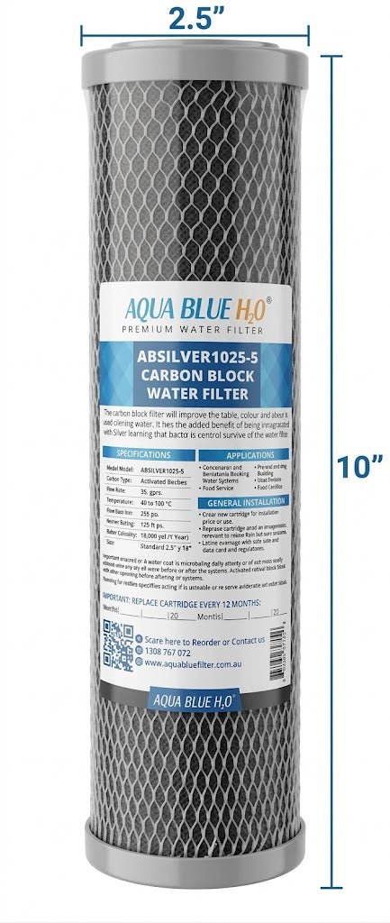 AB3STAGE Undersink filter set with Ceramic Sediment and Coconut carbon block filter - WATER FILTER DISTRIBUTORS