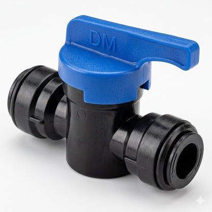 AHUC1212M Hand Valve Union Connector 12mm tube DM Fit - WATER FILTER DISTRIBUTORS