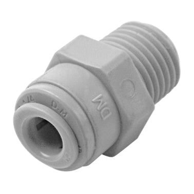 AMCBT0407 Male Connector BSPT(PT) Thread 1/4" - 1/2" - WATER FILTER DISTRIBUTORS