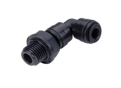AMES0806M Male Elbow Swivel - BSP(T) Thread 8mm tube x 3/8"BSPT DM FIT - WATER FILTER DISTRIBUTORS