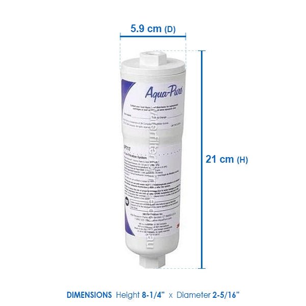 AP717 Aqua Pure Triple Action Inline Filter with Hose 1/4" Connection Kit - WATER FILTER DISTRIBUTORS