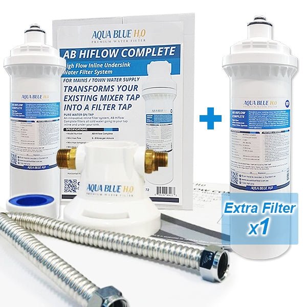 Aqua Blue H20 ™AB HIGH FLOW Inline High Flow Water Filter System - WATER FILTER DISTRIBUTORS