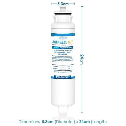 Aqua Blue H20 Daewoo/Smeg Aqua Crystal DW2042FR - 09 3019986700 Replacement Fridge Filter - WATER FILTER DISTRIBUTORS