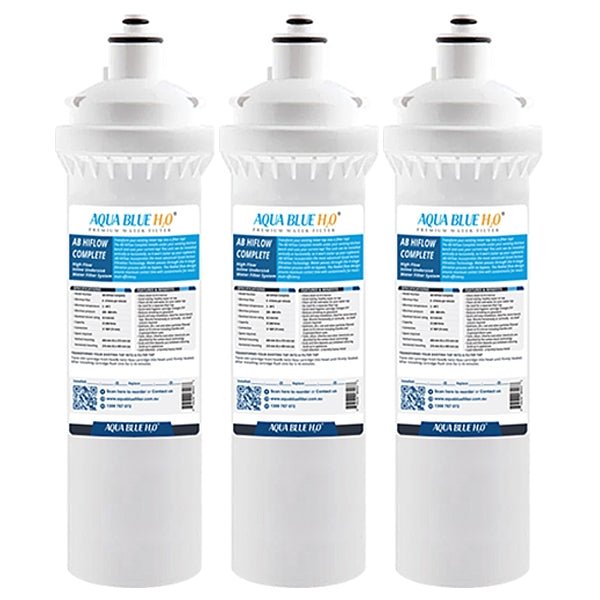 Aqua Blue H20 High Flow in - line - 4 Stage Water Filtration System CARTRIDGE - WATER FILTER DISTRIBUTORS
