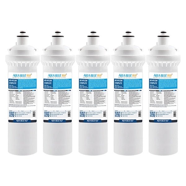 Aqua Blue H20 High Flow in - line - 4 Stage Water Filtration System CARTRIDGE - WATER FILTER DISTRIBUTORS