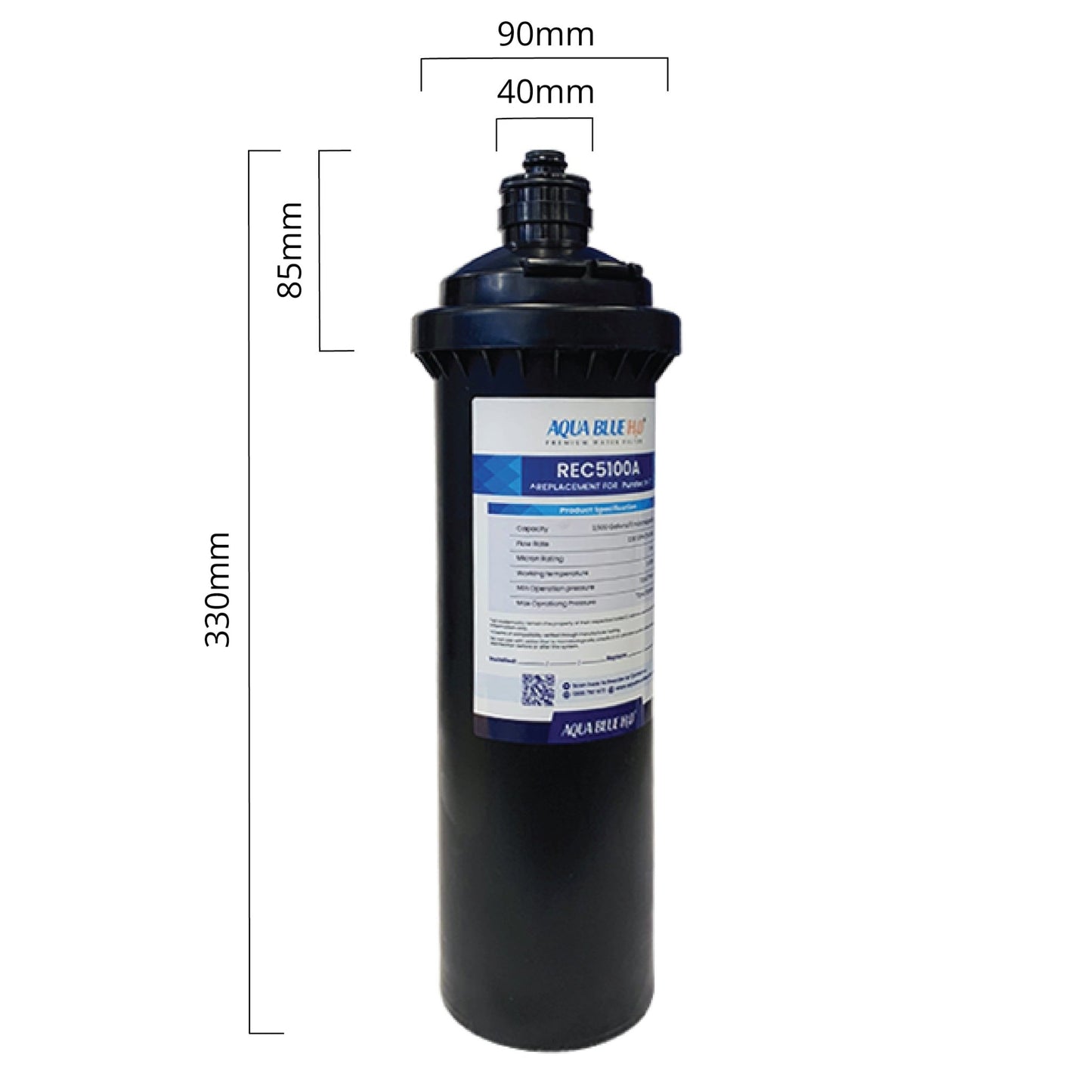 Aqua Blue H20 Puretec Puremix X7 - R Replacement Cartridge REC5100A - WATER FILTER DISTRIBUTORS