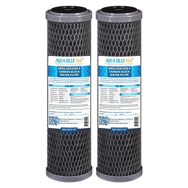 AQUA BLUE H20 replace - Dura 5 Micron Filter Cartridge Taste/Odour 1909966 - WATER FILTER DISTRIBUTORS