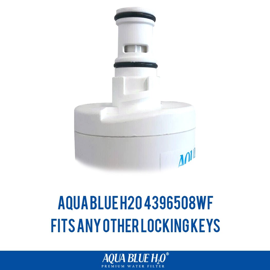 Aqua Blue H20 Replacement for Whirlpool 4396508/4396547/8212652 Fridge Filter - WATER FILTER DISTRIBUTORS