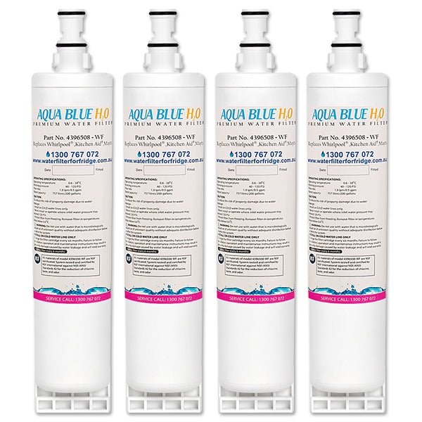 Aqua Blue H20 Replacement for Whirlpool 4396508/4396547/8212652 Fridge Filter - WATER FILTER DISTRIBUTORS