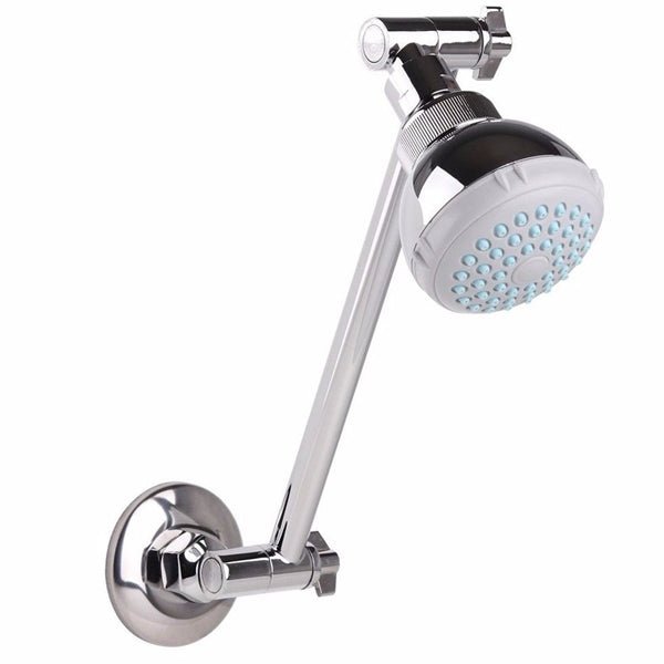 Aqua Blue h20 Shower Water Filter & Rose Complete Package SF650ARM - B - WATER FILTER DISTRIBUTORS