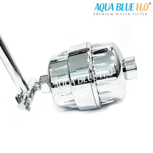 Aqua Blue h20 Shower Water Filter & Rose Complete Package SF650ARM - B - WATER FILTER DISTRIBUTORS