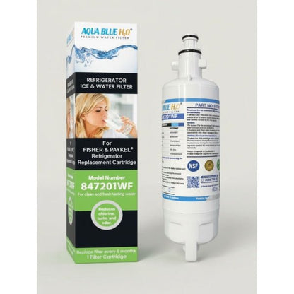 Aqua Blue H2O 847201-WF Fridge Water Filter Replacement Cartridge Image