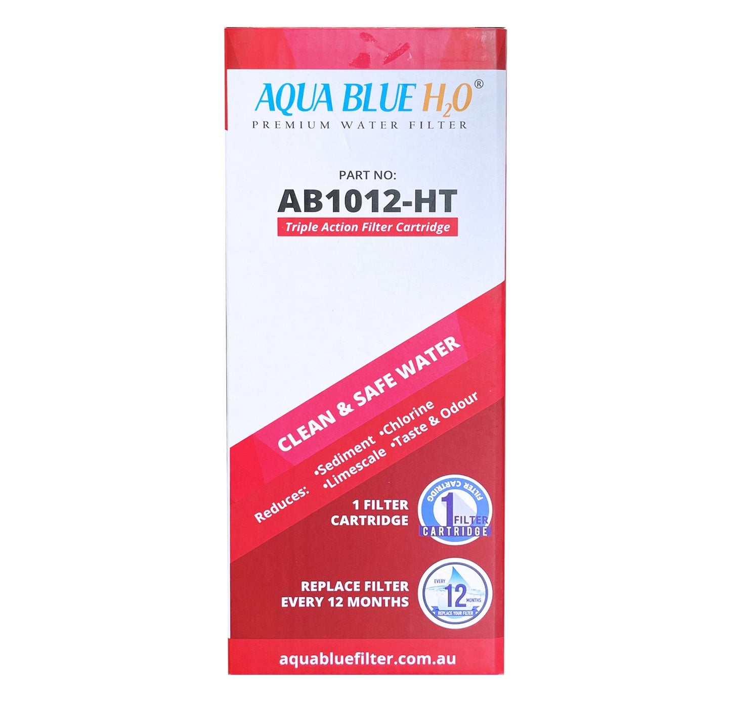 Aqua Blue H2O AB1012-HT for ZIP 93702 Replacement Water Filter Cartridge - WATER FILTER DISTRIBUTORS