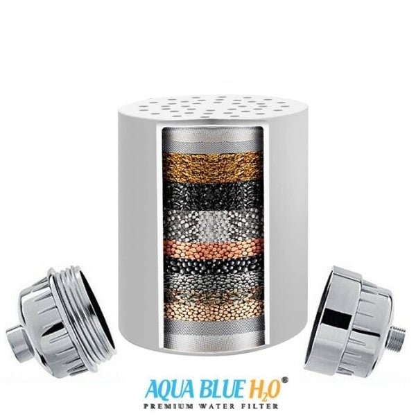 AQUA BLUE H2O SF650 High Output Shower Filter SF650WF - WATER FILTER DISTRIBUTORS