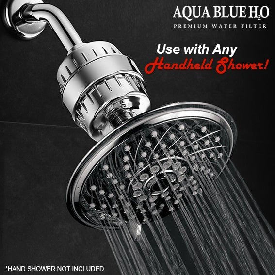 AQUA BLUE H2O SF650 High Output Shower Filter SF650WF - WATER FILTER DISTRIBUTORS