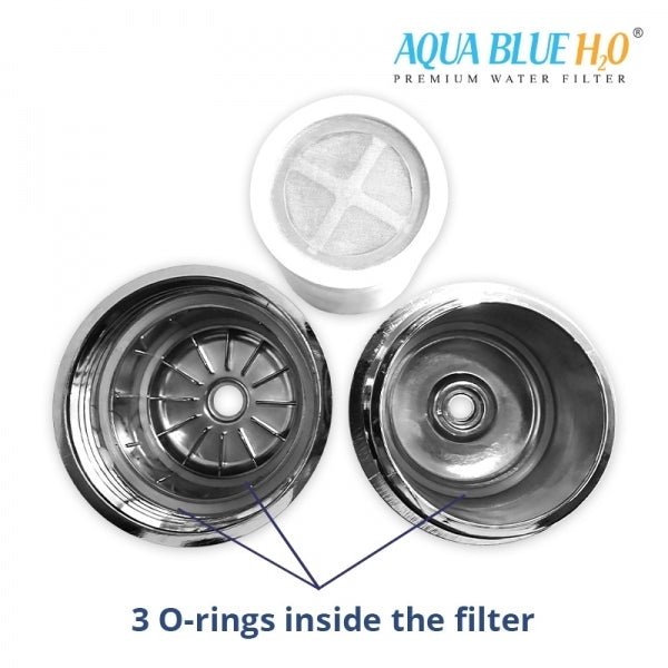 AQUA BLUE H2O SF650 High Output Shower Filter SF650WF - WATER FILTER DISTRIBUTORS