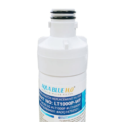 Aqua Blue LT1000P Fridge Water Filter, Compatible with LG LT1000, LT1000PC, MDJ64844601, ADQ74793501 - WATER FILTER DISTRIBUTORS