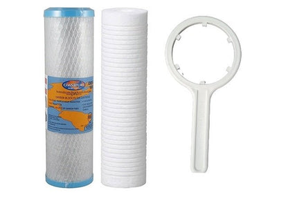 Aqua - Pure AP2200C Replacement Filter Set 1um AP110 AP187 10" - WATER FILTER DISTRIBUTORS